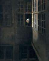 Vilhelm Hammershoi - Courtyard in Strandgade